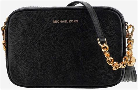 michael kors black ginny crossbody|Amazon.com: Michael Kors Ginny Leather Crossbody Bag.